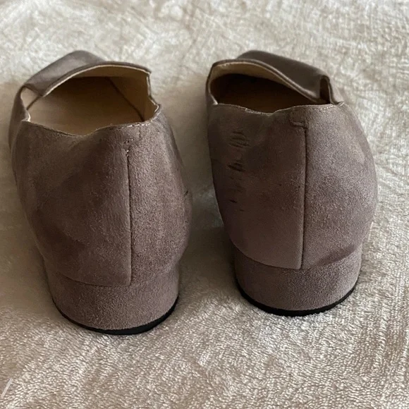 Cole Haan Women's Taupe Suede Loafers - Picture 7 of 11